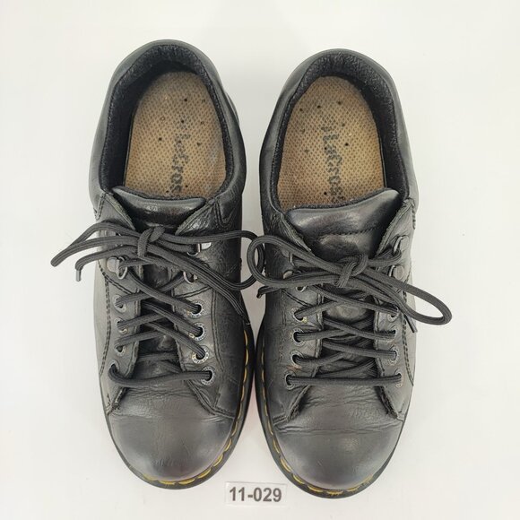 Dr. Martens Oxford Men\'s Size 11M US Leather Black Padded Collar Shoes 10940 main image 8